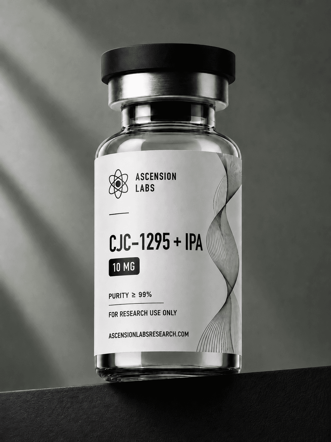 CJC-1295 wo DAC + Ipamorelin 10mg (5mg/5mg) Research Peptide Vial