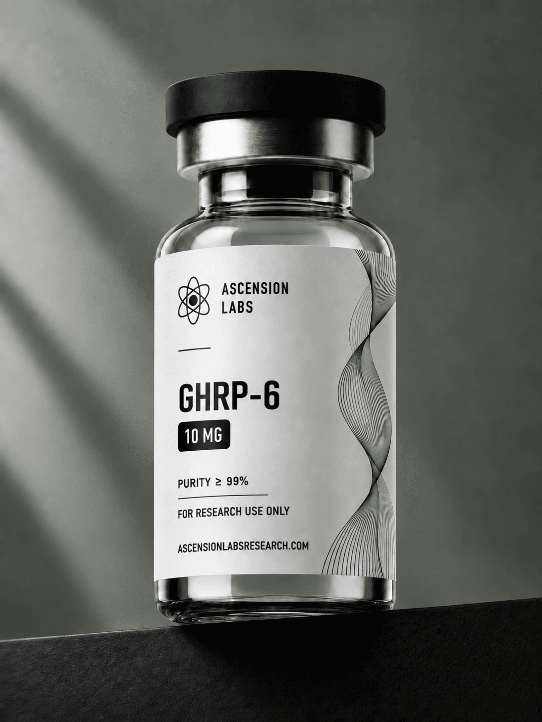GHRP-6 10mg Research Peptide Vial
