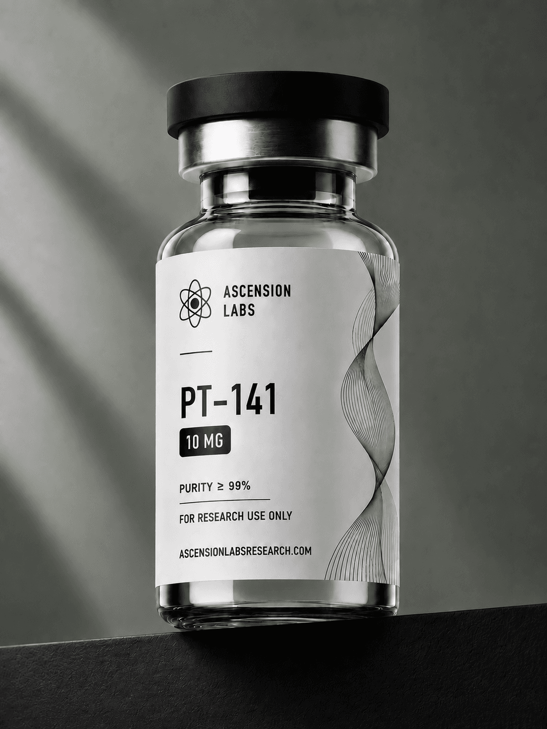 PT-141 10mg Research Peptide Vial