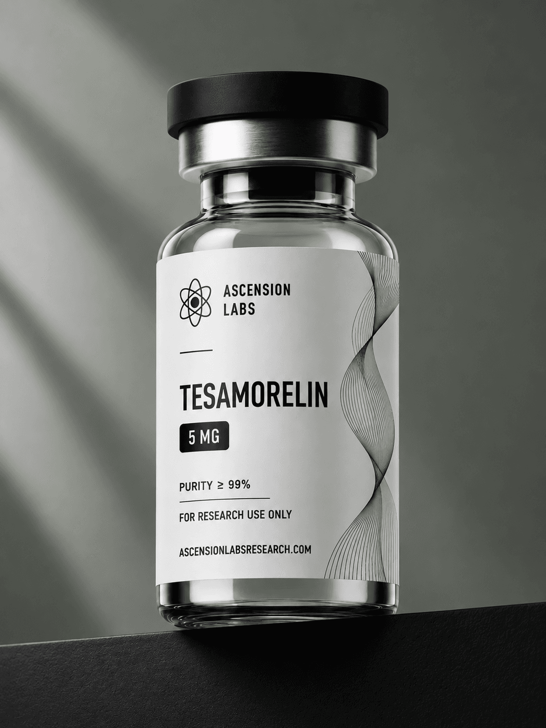 Tesamorelin 5mg Research Peptide Vial