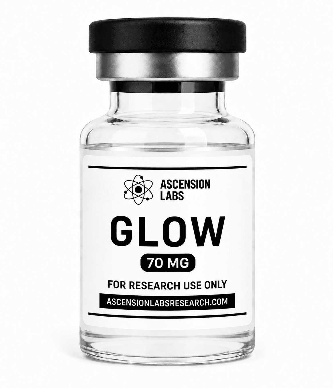 GLOW 70mg Research Peptide Vial