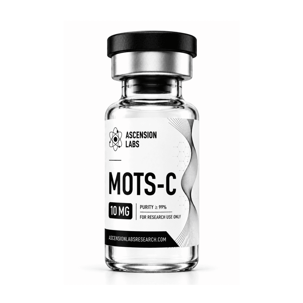 MOTS-c 10mg research peptide vial — Ascension Labs