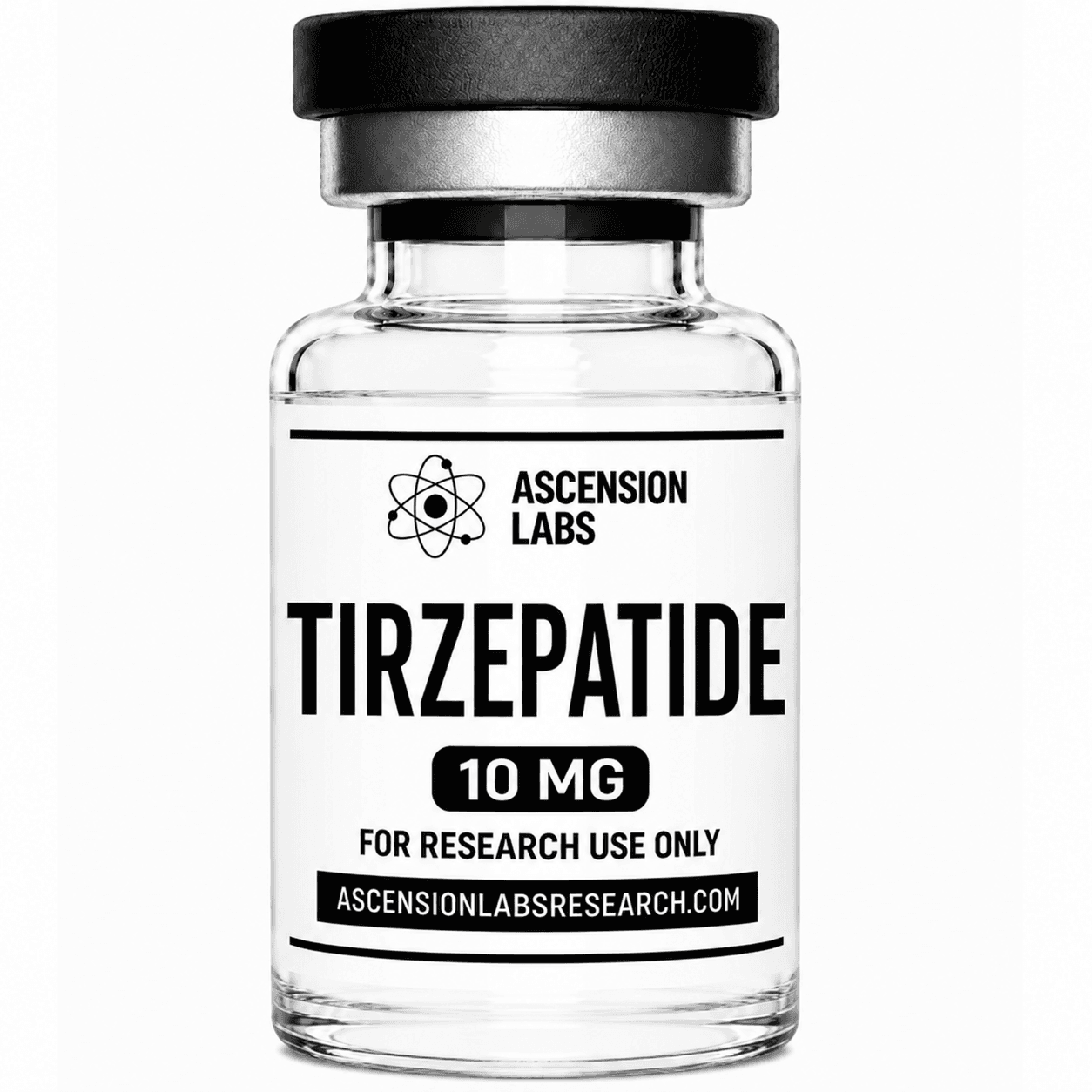Tirzepatide 10mg Research Peptide Vial - Ascension Labs